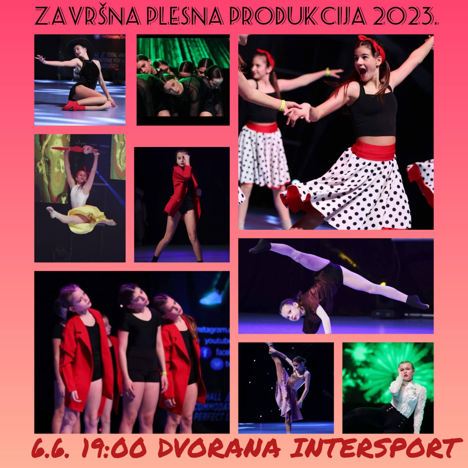 Velika plesna završnica USB-a Poreč: U Intersport centru nastupa dvjestotinjak djece i mladih